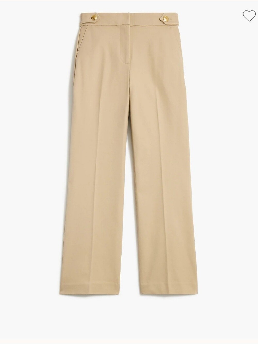 NWOT J Crew Cropped Wide Leg Sailor Trousers (Petite)